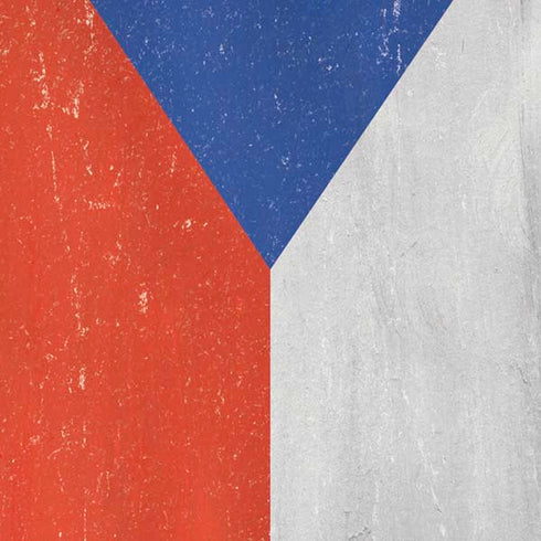 Czech Republic Flag Distressed iPhone XR Skin